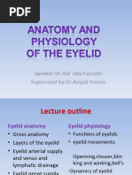 Fdocuments - Us Anatomy and Physiology of The Eyelid