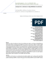 Tempo de Coleta para Determinacao Dos Coeficientes