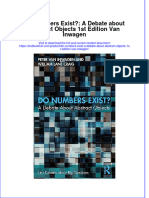 Full Chapter Do Numbers Exist A Debate About Abstract Objects 1St Edition Van Inwagen PDF