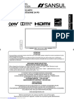 Sansui TV Manual