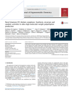 Novel Titanium (IV) Diolate Complexes - Synthesis, Structure and Catalytic Activities in Ultra-High Molecular Weight Polyethylene Production