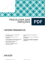 Psicologia Da Emoções - Aula1