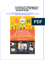 PDF Financial Accounting For Management An Analytical Perspective 5Th Edition Ambrish Gupta Ebook Full Chapter