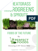 Wheatgrass, Microgreens, & Sprouts by @perfectfoodsinc