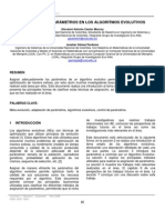 Asignación de Parámetros en Los Algoritmos Evolutivos