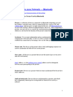 Wireless Personal Area Network