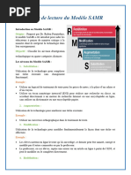 Fiche de Lecture Du Modèle SAMR