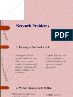 TOPIC 6 Network Problems and Identification of Faulty Problems