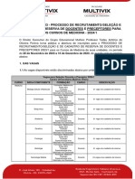 Edital Docentes Preceptores Medicina 2024 1