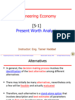 6901 (5-1) Present Worth Analysis