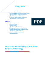 CBSE Notes For Class 12 Sociology