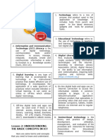 Lesson 2 - BASIC CONCEPTS IN ICT