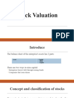 Chapter 4. Stock Valuation