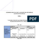 Arequipa Mensual de La Gestion de Seguridad