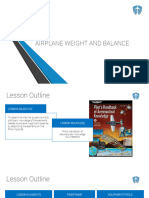 Airplane Weight and Balance