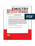 Catalytic Systems For The Cross-Linking of Org