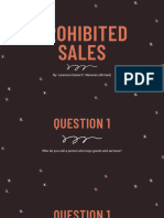 GR 12 Prohibited Sales