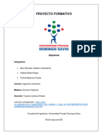 Proyecto Formativo Quimica Organica