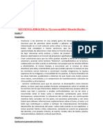 Secuencia Didáctica-La Casa Maldita PDL