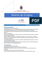 Boletin de Empleo #421