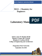 CHEM111 Laboratory Manual