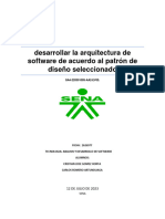 Desarrollar La Arquitectura de Software de Acuerdo Al Patrón de Diseño Seleccionado GA4-220501095-AA2-EV05.