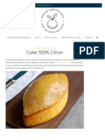 Cake 100% Citron