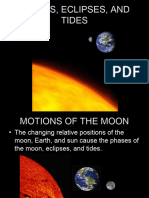 Phases Eclipses and Tides