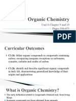 Organic Chemistry Unit Lesson 1-Introduction To Organic Chemistry