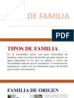 Tipos de Familia