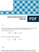 Solutions To Circular Motion Practice Problems