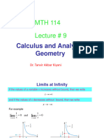 MTH114 Lec#9