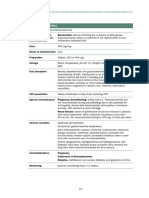 Gatifloxacin Drug Information Sheet