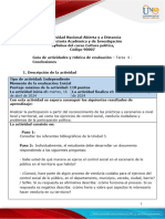 Guía de Actividades y Rúbrica de Evaluación Unidad 3 - Tarea 4 - Análisis