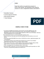 Operating System Structure