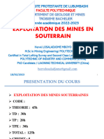 Chap4-Diapos Exploitation Des Mines Souterraines