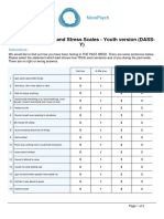 Dass y Depression Anxiety Stress Scales Youth Version