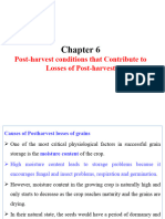 Post-Harvest Conditions That Contribute To Losses of Post-Harvest