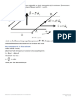 Induction Électromagnétique N°2 - Exercice - Plan Incliné Avec Champ Magnétique