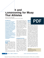 Strength and Conditioning For Muay Thai Athletes