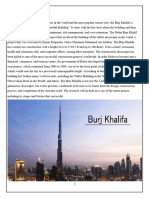 Burj Khalifa Word