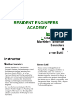 RESIDENT ENGINEERS Training