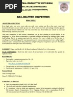 Brochure Bail Drafting Competition