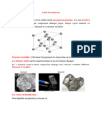 TP Etude Des Minéraux