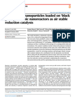 Pt-Doped Ru Nanoparticles Loaded On Black Gold ' Plasmonic Nanoreactors As Air Stable Reduction Catalysts