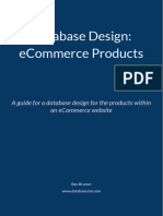 DB Design Ecommerce Products