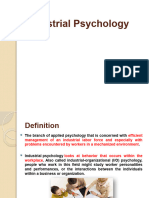 Industrial Psychology