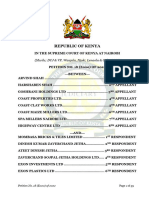 SC Petition 18 E020 of 2022 Arvind Shah Others Vs Mombasa Bricks Tiles LTD Others