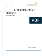 Manual de Operacion Equipo de Presión 2023