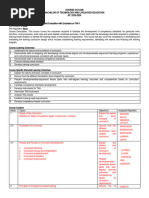 Course Outline PCK 7